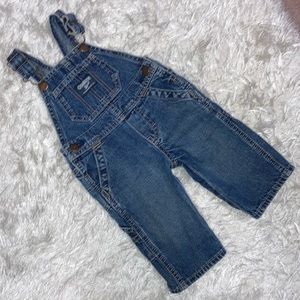 Oshkosh 6m carpenter style denim overalls